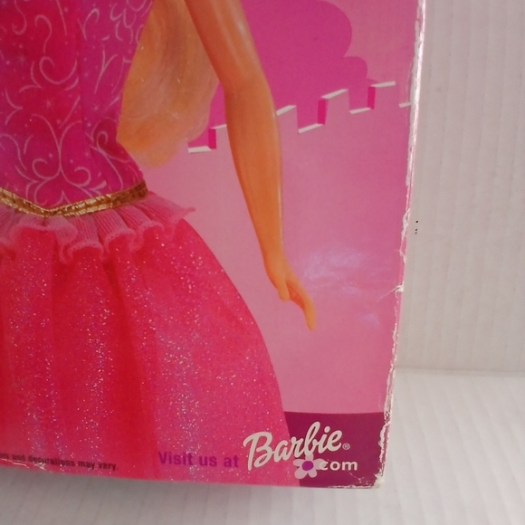 Sold Mattel Barbie Pretty Princess 2001 Boxed Long Hair Pink Barbiecore Dress - Picture 13 of 16